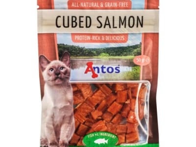 ANTOS CAT TREATS CUBED SALMON 50 GR