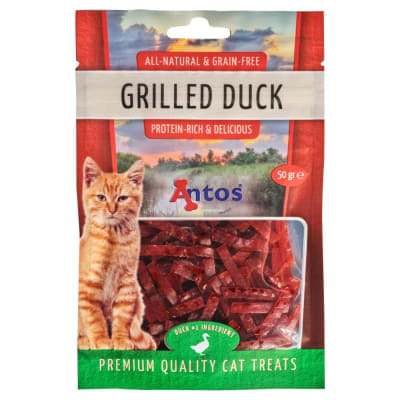 ANTOS CAT TREATS GRILLED DUCK 50 GR