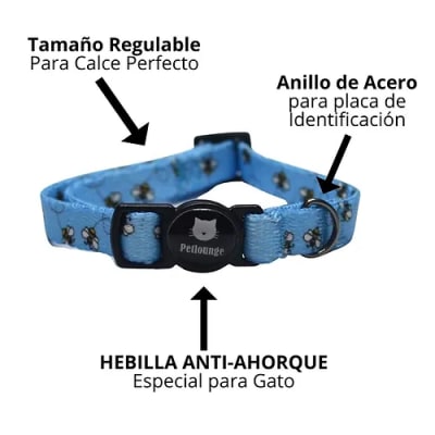 COLLAR GATO BUMBLEBEE - PETLOUNGE1