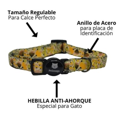 COLLAR GATO SUNSHINE - PETLOUNGE 