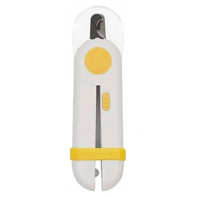 CORTA UÑAS CON LED Y ANTISALPICADURA MF-912