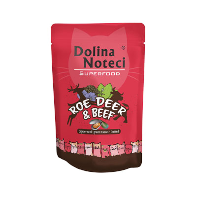 DOLINA SUPER FOOD CAT CORZO Y VACUNO 85 GR