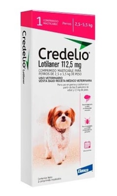 CREDELIO 112,5 MG PERRO 2,5 - 5,5 KG 1 COMP1