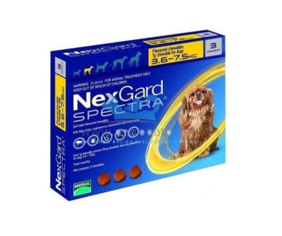 NEXGARD SPECTRA 3,6-7,5 KG 3 COMP