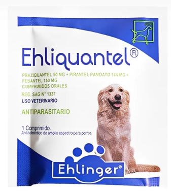 EHLIQUANTEL SACHET 1 COMPRIMIDO (0 A 10 KG)