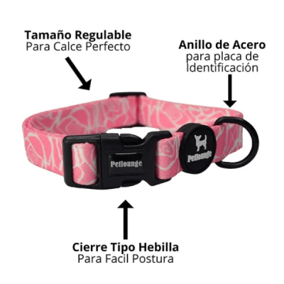 COLLAR CANDY ROSES M - PETLOUNGE1