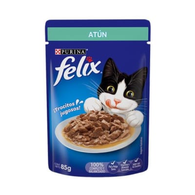 FELIX SENSACIONES ATUN EN SALSA SACHET 85 GR1