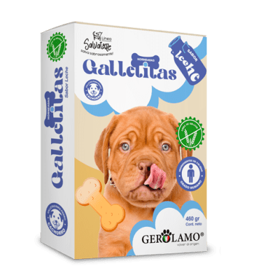 GALLETA GEROLAMO LIBRE DE GRANOS CACHORRO LECHE 460 GR1