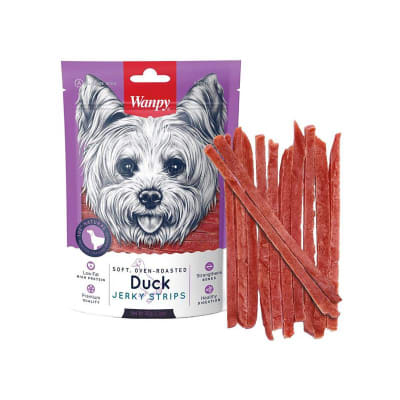 WANPY DUCK JERKY STRIPS PERRO 100 GR1