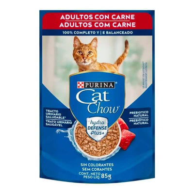 CAT CHOW ADULTO CARNE 85 GR