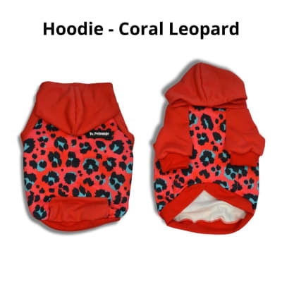 HOODIE CORAL LEOPARD TALLA 21