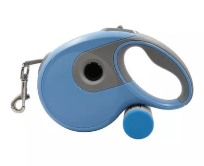 TRAILLA RETRACTIL CON PORTA BOLSA LS196