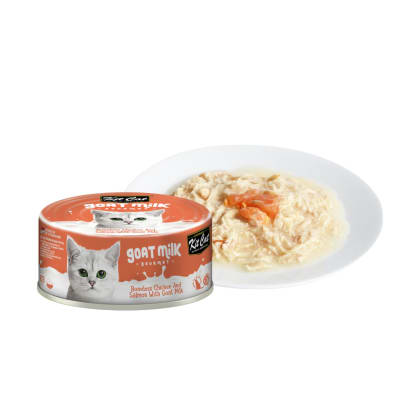 LATA KITCAT GOAT MILK POLLO SALMON 70 GR