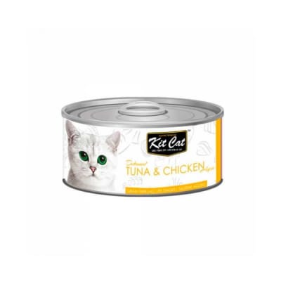 KITCAT ATUN Y POLLO DESHUESADO 80 GR