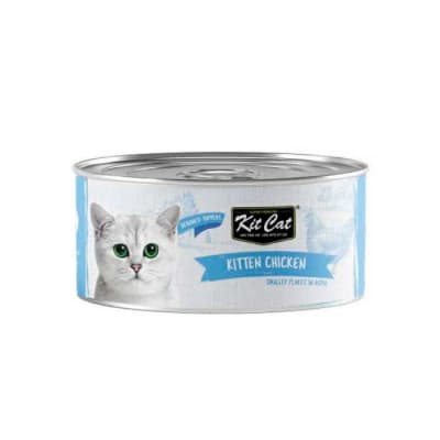 LATA KITCAT KITTEN POLLO DESHUESADO 80 GR