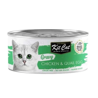 LATA KITCAT GRAVY SERIES POLLO HUEVO CODORNIZ 70 GR