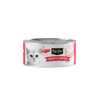 LATA KITCAT POLLO CANGREJO DESHUESADO 70 GR