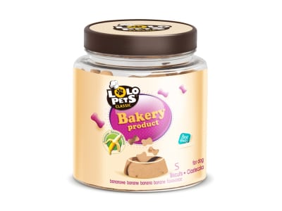 GALLETAS LOLO PETS HUESITOS SABOR PLATANO LO-80606