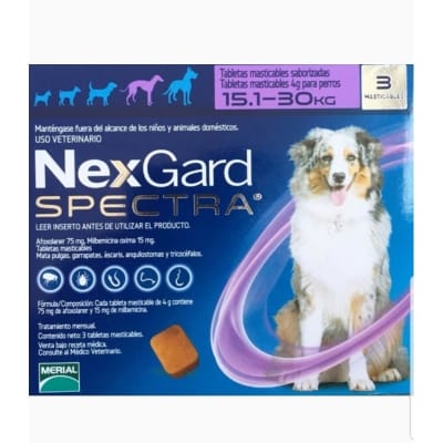 NEXGARD SPECTRA 15-30 KG 3 COMP
