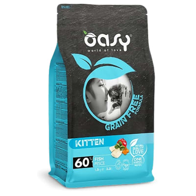 OASY CAT GF KITTEN PESCADO 1,5 KG