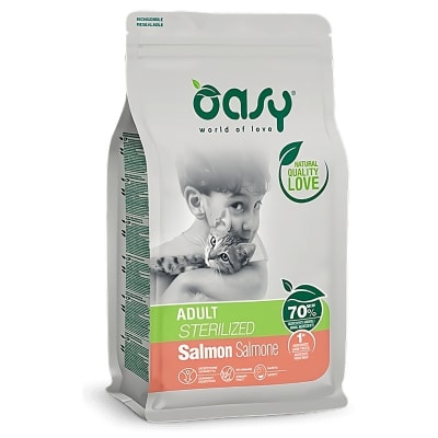 OASY CAT LIFESTAGE ESTERILIZADO SALMON 1,5 KG