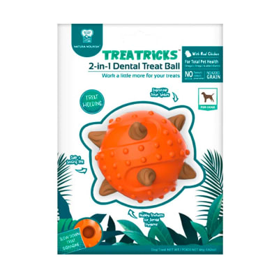 TREATRICKS 2 EN 1 DENTAL PELOTA 46 GR1