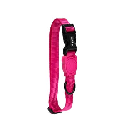PINK LED COLLAR SMALL ZEE DOG1