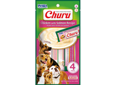CHURU PERRO 4 UN POLLO SALMON