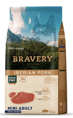 BRAVERY ADULTO SMALL BREED CERDO 2 KG