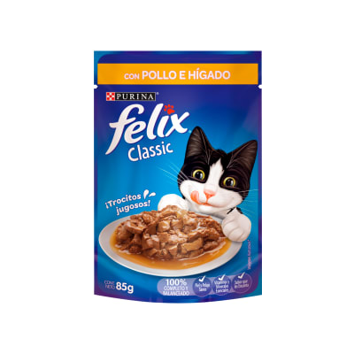 FELIX SENSACIONES DE POLLO E HIGADO EN SALSA 85 GR