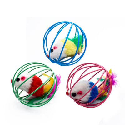 JUGUETE RATON EN JAULA WPS2751