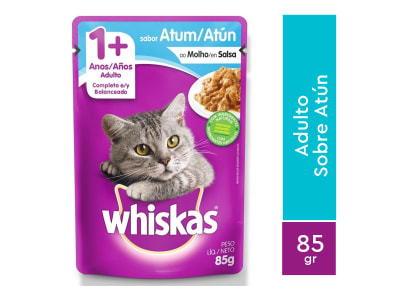 WHISKAS ATUN POUCH 85 GR