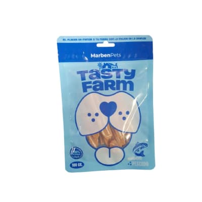 TIRITAS DE SALMON 100 GR TASTY FARM TF10611