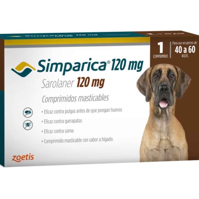 SIMPARICA 120 MG 40,1-60 KG 1 COMP1