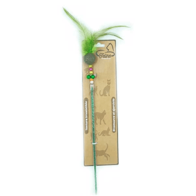 JUGUETE VARA CON PLUMAS Y CATNIP 46 CM CBT-221