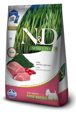 N&D ESPIRULINA PERRO ADULTO PEQUEÑO CERDO 2 KG1