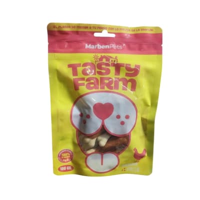 TRUTROS DE POLLO CON CALCIO 100 GR TASTY FARM TF10121