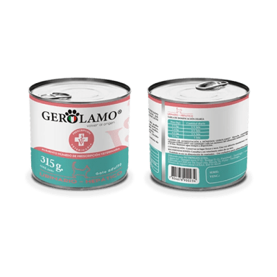 GEROLAMO LATA GATO URINARIO HEPATICO 315 GR