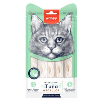 CREAMY WANPY TUNA SCALLOP GATO 70 GR