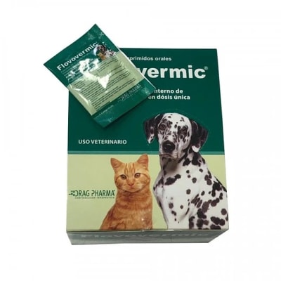 FLOVOVERMIC ANTIPARASITARIO PERRO Y GATO HASTA 10 KG