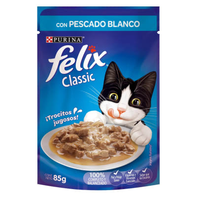 FELIX SENSACIONES DE PESCADO BLANCO EN SALSA SACHET 85 GR