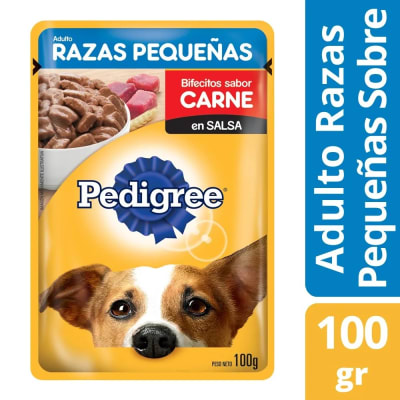 PEDIGREE SOBRE AD. RZ. PQ. CARNE 100 GR