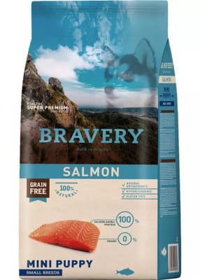 BRAVERY PUPPY SMALL BREED SALMON 2 KG1