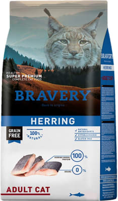 BRAVERY CAT ADULTO PESCADO 7 KG