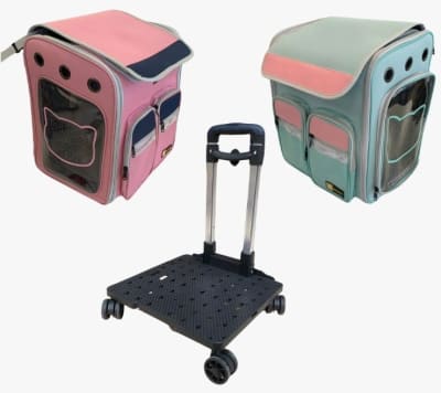 BOLSO CON TIRADOR PARA MASCOTAS 41X30X43 CM 35096