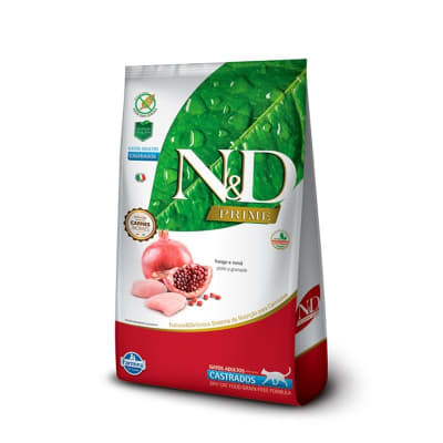 N&D PRIME FELINE ADULTO CASTRADO POLLO 1,5 KG
