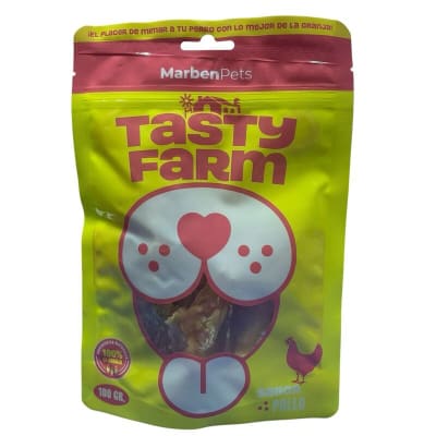 PECHUGA DE POLLO EN PALO DE CARNAZA 100 GR TASTY FARM TF1013