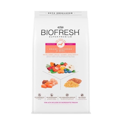 BIOFRESH PERRO ADULTO LIGHT RAZA PEQUEÑA 3 KG