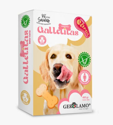 GALLETA GEROLAMO LIBRE DE GRANOS ADULTO CARNE 460 GR