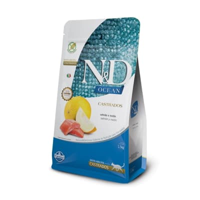 N&D OCEAN FELINE SALMON CASTRADO 1,5 KG